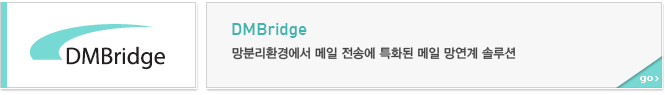 DMBridge망분리환경에서 메일 전송에 특화된 메일 망연계 솔루션